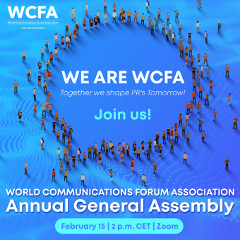 WCFA Annual General Assembly 2024 – February 15, 2 p.m. CET
