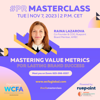 PR Masterclass on Mastering Value Metrics – November 7, 2023