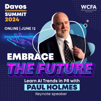 AI Revolution in PR: A Keynote by Paul Holmes at the Davos Communications Summit 2024
