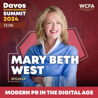 Modern PR: Insights from Mary Beth West at the Davos Communications Summit 2024