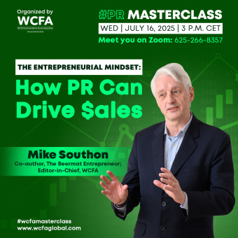 Masterclass with Mike Southon on How PR Can Drive Sales – July 16, 3 PM CET, Zoom